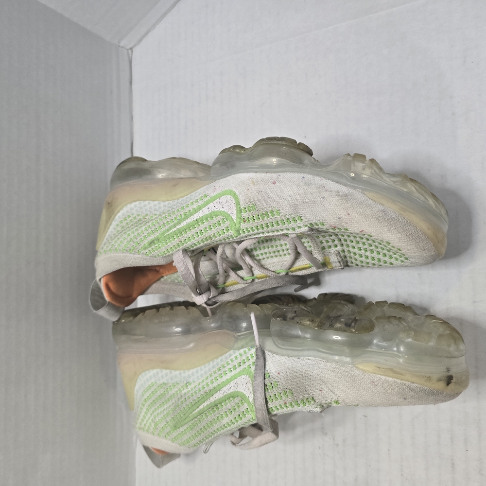 Nike Green and Gray Athletic Shoes Chunky Design